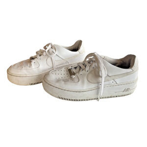 Nike Womens Air Force 1 Sage AR5339-100 White Casual Shoes Sneakers Size 8.5